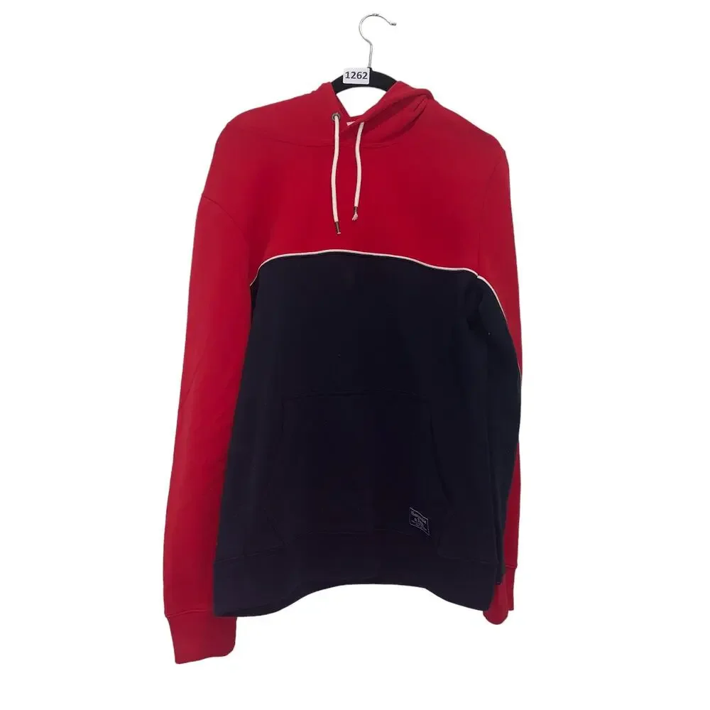 Y2K Colorblock Abercrombie & Fitch Men's Hoodie SM Preppy